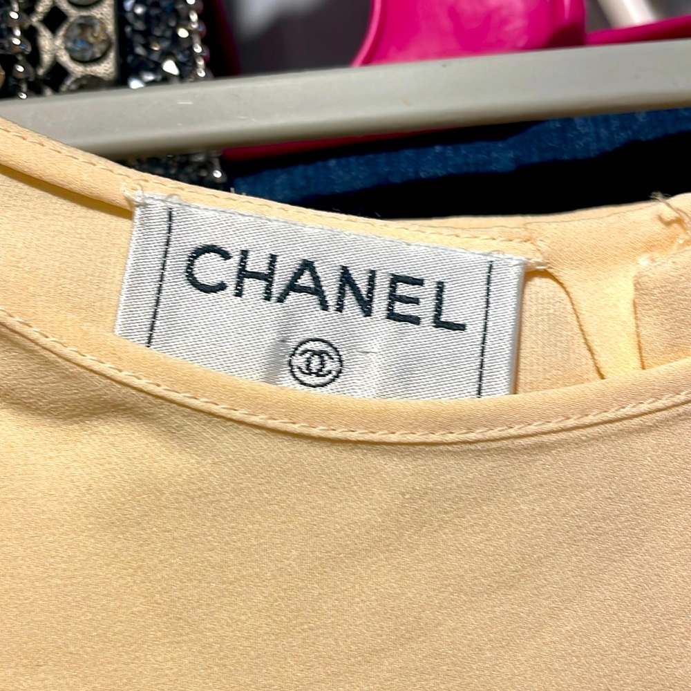 Coco Chanel two piece silk outfit